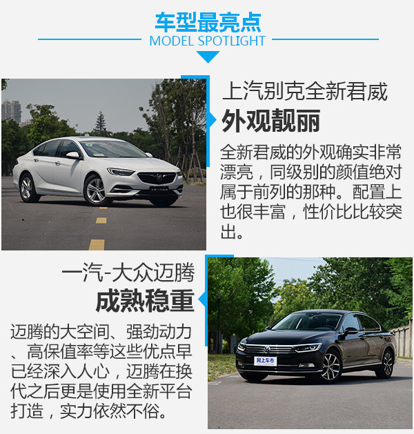 一场不可避免的战争 全新君威对比大众迈腾-图7